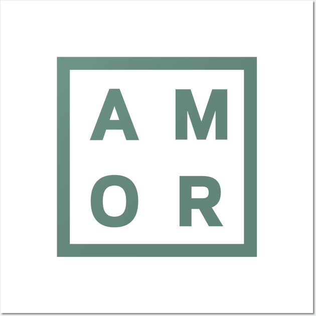 AMOR Wall Art by Bryan Trindade